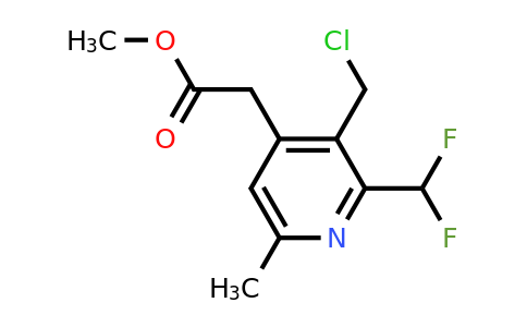 1361881-40-4 | Methyl 3-(chloromethyl)-2-(difluoromethyl)-6-methylpyridine-4-acetate