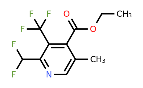 1361883-27-3 | Ethyl 2-(difluoromethyl)-5-methyl-3-(trifluoromethyl)pyridine-4-carboxylate