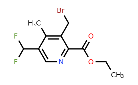 1361898-24-9 | Ethyl 3-(bromomethyl)-5-(difluoromethyl)-4-methylpyridine-2-carboxylate