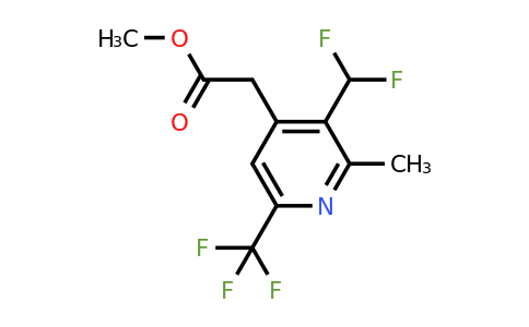 1361899-11-7 | Methyl 3-(difluoromethyl)-2-methyl-6-(trifluoromethyl)pyridine-4-acetate