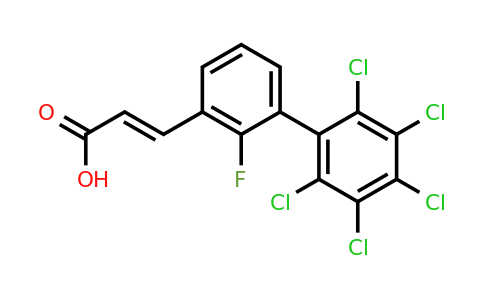 1361924-39-1 | 2-Fluoro-2',3',4',5',6'-pentachlorobiphenyl-3-acrylic acid