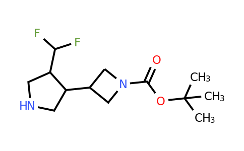 1373028-49-9 | tert-Butyl 3-(4-(difluoromethyl)pyrrolidin-3-yl)azetidine-1-carboxylate