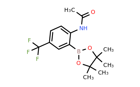 1374606-49-1 | ACetamide, n-[2-(4,4,5,5-tetramethyl-1,3,2-dioxaborolan-2-yl)-4-(trifluoromethyl)phenyl]-