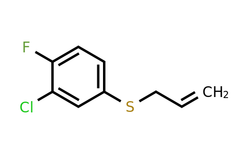 1378324-63-0 | Allyl(3-chloro-4-fluorophenyl)sulfane