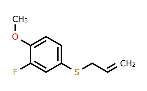 1378600-40-8 | Allyl(3-fluoro-4-methoxyphenyl)sulfane