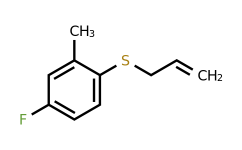 1379246-40-8 | Allyl(4-fluoro-2-methylphenyl)sulfane