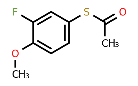 1379354-55-8 | S-(3-Fluoro-4-methoxyphenyl) ethanethioate