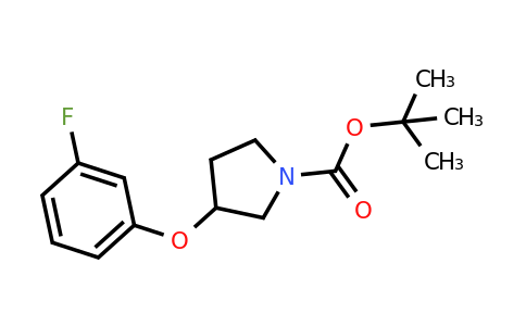 1380752-76-0 | tert-Butyl 3-(3-fluorophenoxy)pyrrolidine-1-carboxylate