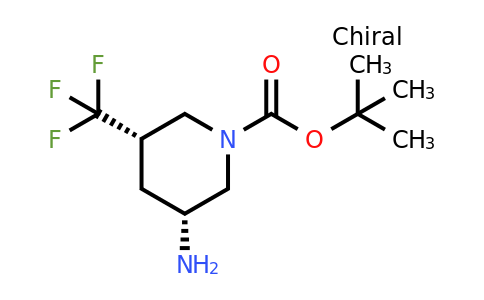 1392473-89-0 | cis-tert-Butyl 3-amino-5-(trifluoromethyl)piperidine-1-carboxylate