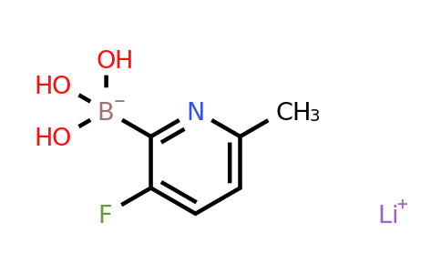 Lithium (3-fluoro-6-methylpyridin-2-yl)trihydroxyborate