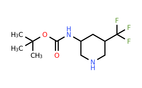 1405128-48-4 | tert-Butyl N-[5-(trifluoromethyl)-3-piperidyl]carbamate