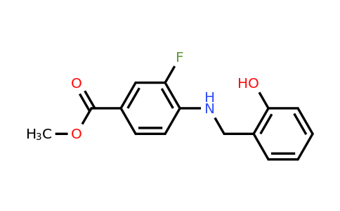 1407522-00-2 | Methyl 3-fluoro-4-{[(2-hydroxyphenyl)methyl]amino}benzoate