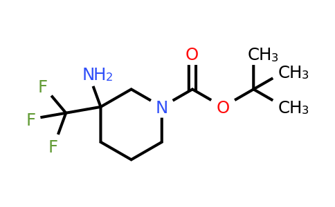 1408075-51-3 | tert-Butyl 3-amino-3-(trifluoromethyl)piperidine-1-carboxylate