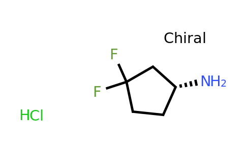 (1R)-3,3-Difluorocyclopentanamine hydrochloride