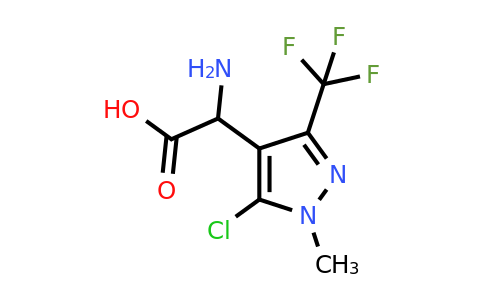 1408279-04-8 | Amino-(5-chloro-1-methyl-3-trifluoromethyl-1Hpyrazol-4-yl)-acetic acid