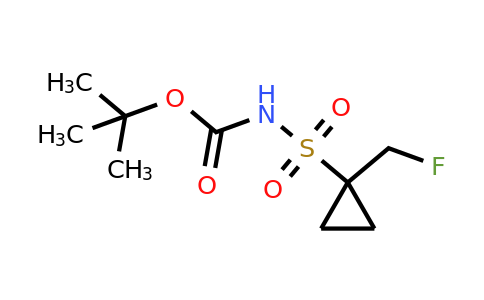 1409964-01-7 | tert-butyl N-[1-(fluoromethyl)cyclopropyl]sulfonylcarbamate