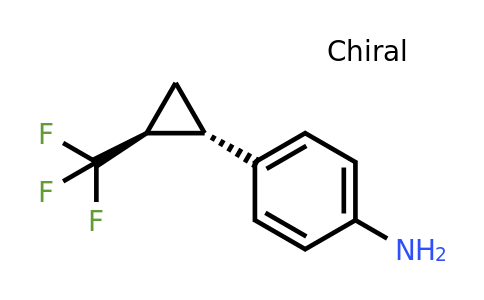 (+/-)-4-(trans-2-(trifluoromethyl)cyclopropyl)aniline