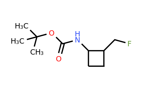 1421602-66-5 | tert-butyl N-[2-(fluoromethyl)cyclobutyl]carbamate