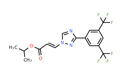 1421923-95-6 | Isopropyl (E)-3-(3-(3,5-bis(trifluoromethyl)phenyl)-1H-1,2,4-triazol-1-yl)acrylate