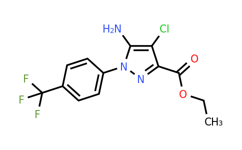 1427023-72-0 | Ethyl 5-amino-4-chloro-1-[4-(trifluoromethyl)phenyl]pyrazole-3-carboxylate