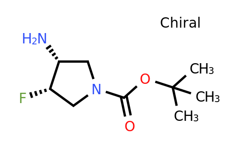 1431720-86-3 | tert-Butyl (3R,4S)-3-amino-4-fluoro-pyrrolidine-1-carboxylate