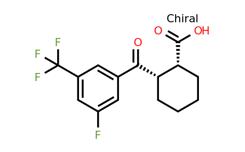 1443312-34-2 | cis-2-(3-Fluoro-5-(trifluoromethyl)benzoyl)cyclohexanecarboxylic acid