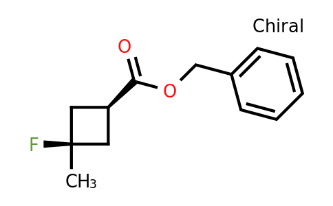 1455037-41-8 | Benzyl trans-3-fluoro-3-methylcyclobutane-1-carboxylate