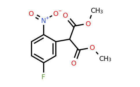 147124-34-3 | Dimethyl 2-(5-fluoro-2-nitrophenyl)malonate