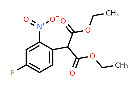 147124-35-4 | Diethyl 2-(4-fluoro-2-nitrophenyl)malonate