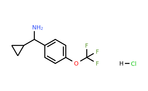 1476729-79-9 | Cyclopropyl(4-(trifluoromethoxy)phenyl)methanamine hydrochloride