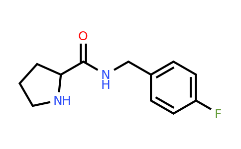 1491643-53-8 | N-(4-Fluorobenzyl)pyrrolidine-2-carboxamide