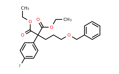 1523572-00-0 | Diethyl 2-(3-(benzyloxy)propyl)-2-(4-fluorophenyl)malonate