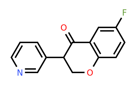 6-Fluoro-3-(pyridin-3-yl)chroman-4-one