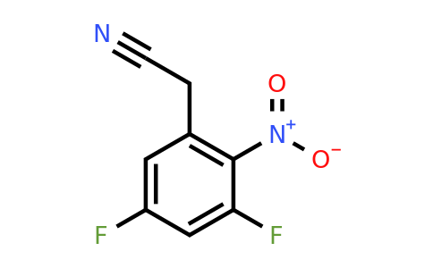 1550550-56-5 | 3,5-Difluoro-2-nitrophenylacetonitrile