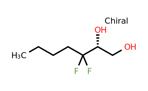 (2R)-3,3-difluoroheptane-1,2-diol