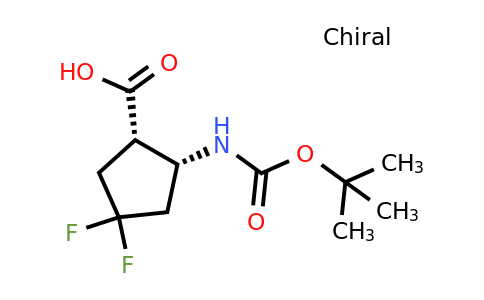 164916-35-2 | cis-2-(tert-butoxycarbonylamino)-4,4-difluoro-cyclopentanecarboxylic acid