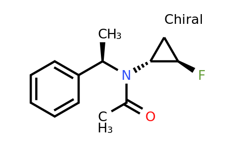 (1R,2S)-2-Fluoro-N-[(1R)-1-phenylethyl]cyclopropanecarboxamide