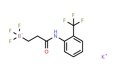 1705578-30-8 | potassium trifluoro(3-oxo-3-((2-(trifluoromethyl)phenyl)amino)propyl)borate