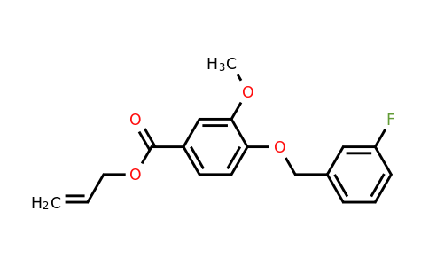 1706445-02-4 | Allyl 4-((3-fluorobenzyl)oxy)-3-methoxybenzoate