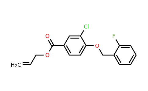 1706450-53-4 | Allyl 3-chloro-4-((2-fluorobenzyl)oxy)benzoate