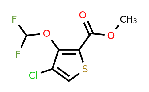 1707581-59-6 | Methyl 4-chloro-3-(difluoromethoxy)thiophene-2-carboxylate