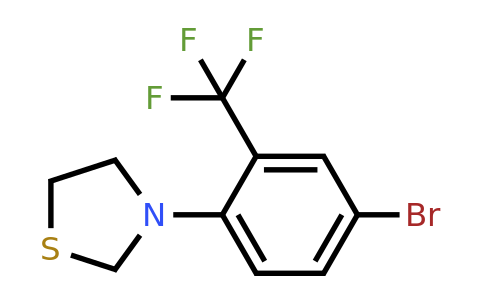 1779135-41-9 | 3-(4-Bromo-2-(trifluoromethyl)phenyl)thiazolidine