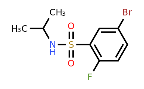 1795721-81-1 | 5-Bromo-2-fluoro-N-isopropylbenzenesulfonamide