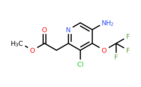 1803634-11-8 | Methyl 5-amino-3-chloro-4-(trifluoromethoxy)pyridine-2-acetate