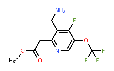 1803685-10-0 | Methyl 3-(aminomethyl)-4-fluoro-5-(trifluoromethoxy)pyridine-2-acetate