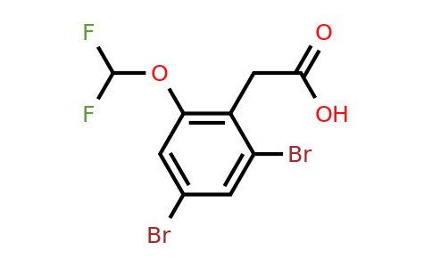 1803713-15-6 | 2,4-Dibromo-6-(difluoromethoxy)phenylacetic acid