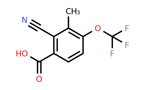 2-Cyano-3-methyl-4-(trifluoromethoxy)benzoic acid