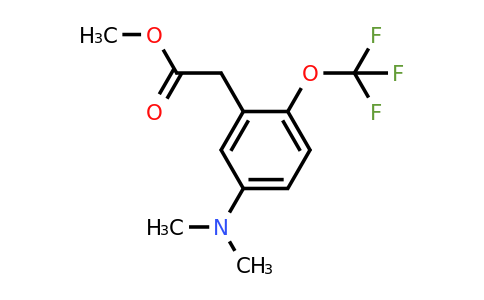 1803772-42-0 | Methyl 5-dimethylamino-2-(trifluoromethoxy)phenylacetate