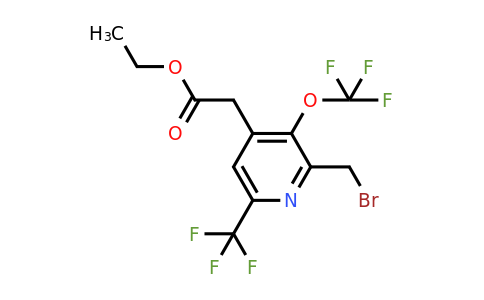 1803990-84-2 | Ethyl 2-(bromomethyl)-3-(trifluoromethoxy)-6-(trifluoromethyl)pyridine-4-acetate