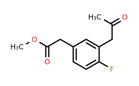 1804051-56-6 | Methyl 4-fluoro-3-(2-oxopropyl)phenylacetate